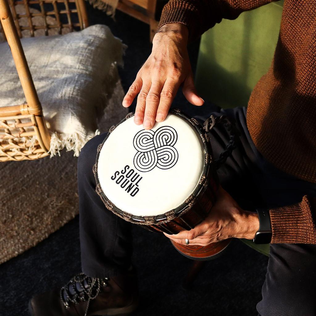 Medium Pro Djembe Drum – Soul Sound (low) – Medium 40cm (18cm Diia)
