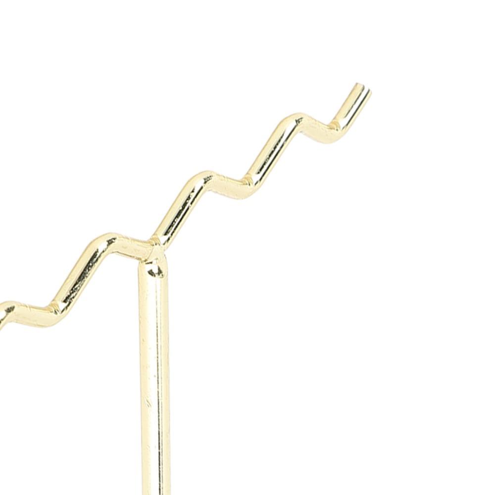 4pcs Light Gold Jewelry Display Rack T Shaped Earring Organizer Stand Home Storage