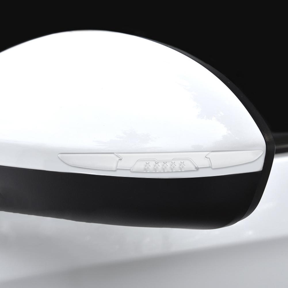 4 шт. Прозрачные накладки на кромки дверей автомобиля, защита от царапин, универсальная защита бампера двери автомобиля, защита от столкновений