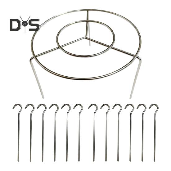 Подставка для шампуров для аэрофритюрницы Вертикальный держатель для гриля из нержавеющей стали для домашней кухни Шашлык Аксессуары для аэрофритюрницы для любителей барбекю