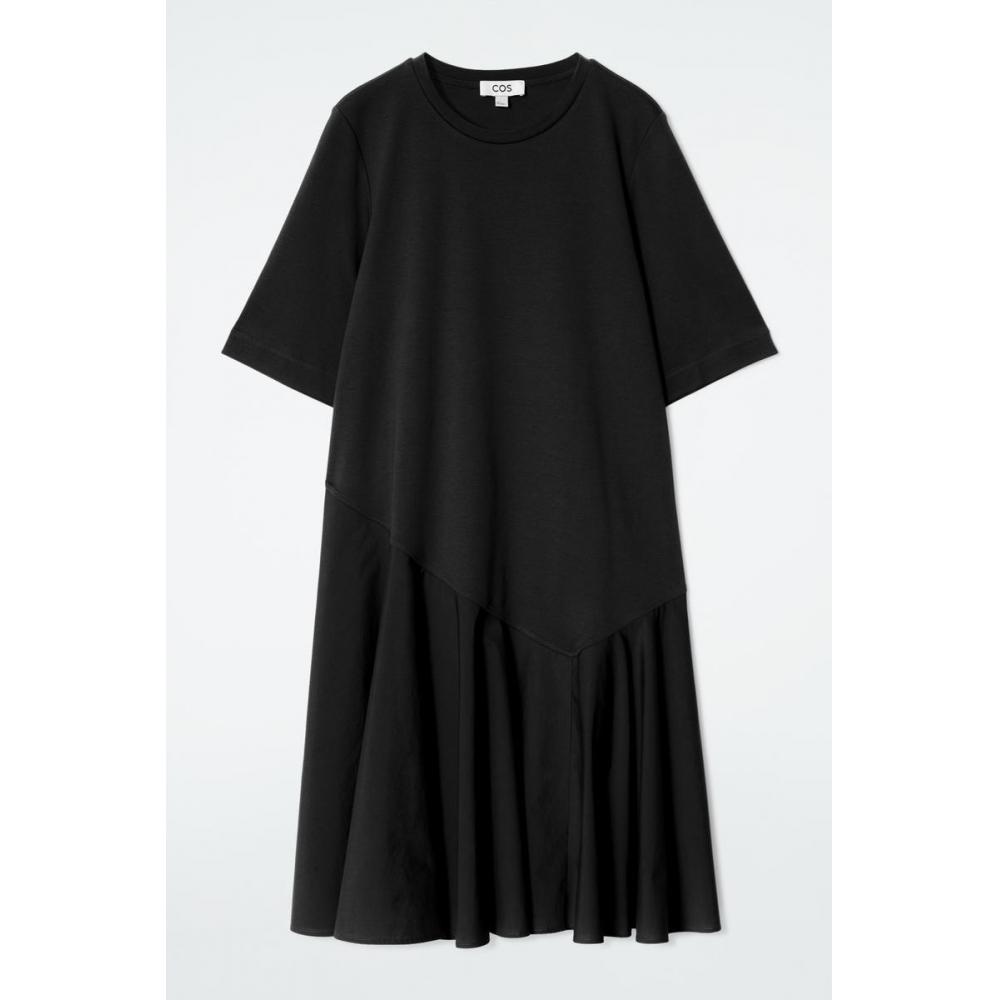 COS Асимметричное мини-платье-футболка в японском стиле