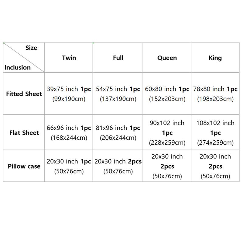 Summer Luxury Satin Silk-like Bed Sheet Set (Flat Sheet/Fitted Sheet + Pillowcase) Solid Color Mattress Cover Twin Full Queen