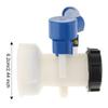 IBC Butterfly Valve 2.44 Inch PE Material Water Level Control Valve for Chemical Process Water Storage
