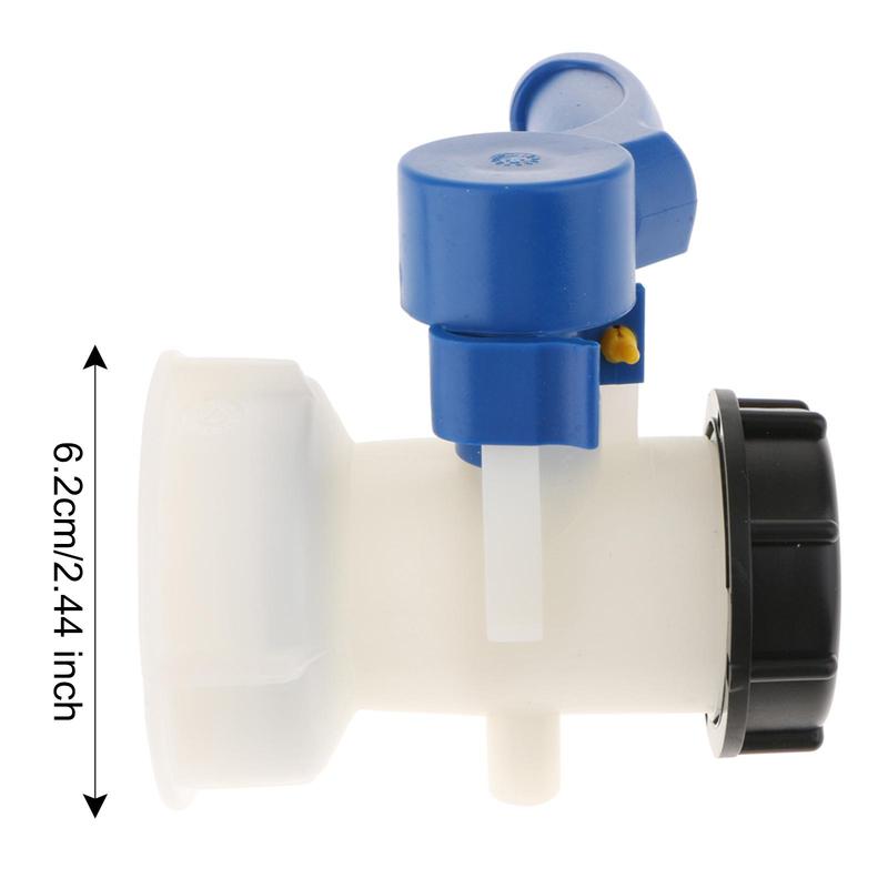 IBC Butterfly Valve 2.44 Inch PE Material Water Level Control Valve for Chemical Process Water Storage