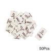50Pcs Accessory Label Double-sided Handmade Butterfly Labels Carton Cat Garment Accessories Love Shape Cotton Sew Accessories