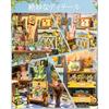 Набор для создания книжной полки CuteBee DIY, 3D деревянный craft, миниатюрный домик со светодиодной подсветкой, декоративная подставка для книг для подростков и взрослых