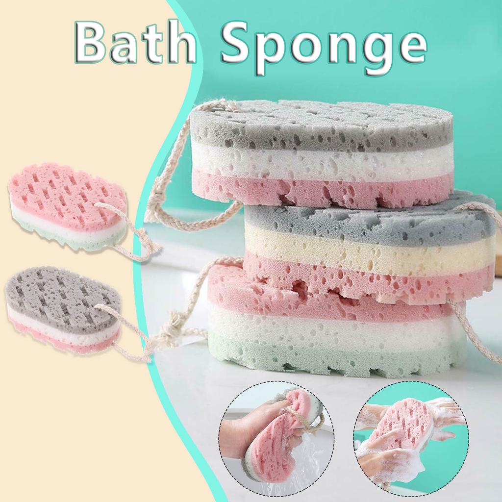 Soft Exfoliating Body Skin Bath Supplies Brush Cleaning Scrub Sponge Brush