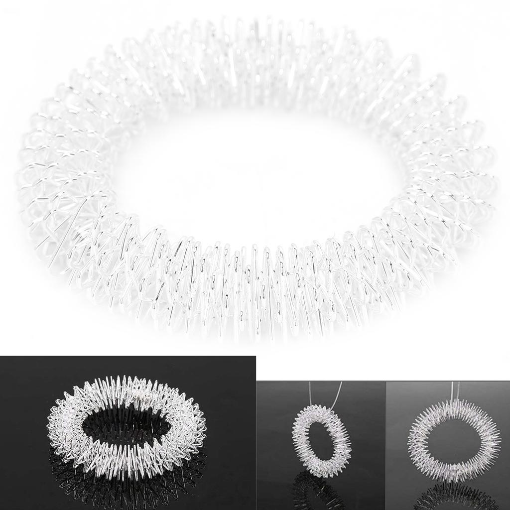 Массажер для рук Серебряный массаж тела Массаж запястий Акупунктурный браслет Здравоохранение