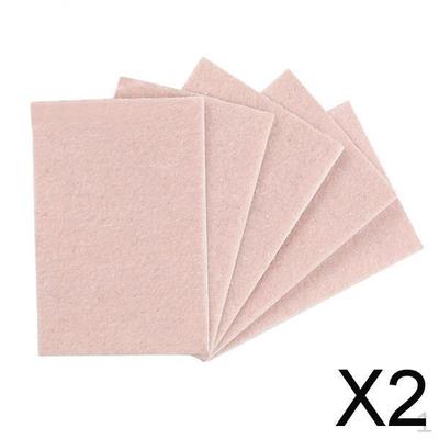 2x 5 шт. Отрезаемые защитные накладки для ног, устойчивые к износу
