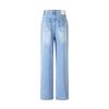 Navigare Women's Retro Washed Straight-Leg Jeans
