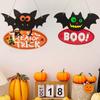 Популярные деревянные поделки для украшения вечеринки на Хэллоуин Летучая мышь Тыква Паук Декоративный фестиваль для декоративных аксессуаров