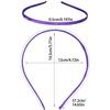 5mm Wide Colorful Thin Hairband Headdress Simple Basic Face-Washing Headband Temperament Hair Hoop Kid's Hair Accessories