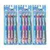 Characters Toothbrush Lilpang Double Non-Slip Color for Junior, 4 Pieces, 3 Pieces, a Popular Character In Korea