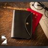 De Passport Case Tochigi Leather Compact Genuine Leather Made In Japan Simple Travel Card Pocket Black [Am Mas] PC-031