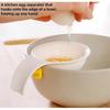 Легкий разделитель яиц Пластиковый разделитель желтка Без грязи Инструмент-фильтр Кухонный гаджет Забавный кулинарный аксессуар для детей Помощник для выпечки
