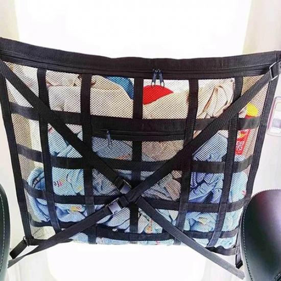 1x Car Interior Roof Storage Bag Cargo Net Car Ceiling Organizer Net Accessories