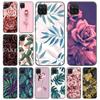 Чехол для телефона с листьями и розами для Samsung Galaxy A12 A22 A31 A32 A50 A51 A70 A71 A72 A11 A21S A02S A10S A20S A30S A52 S 5G