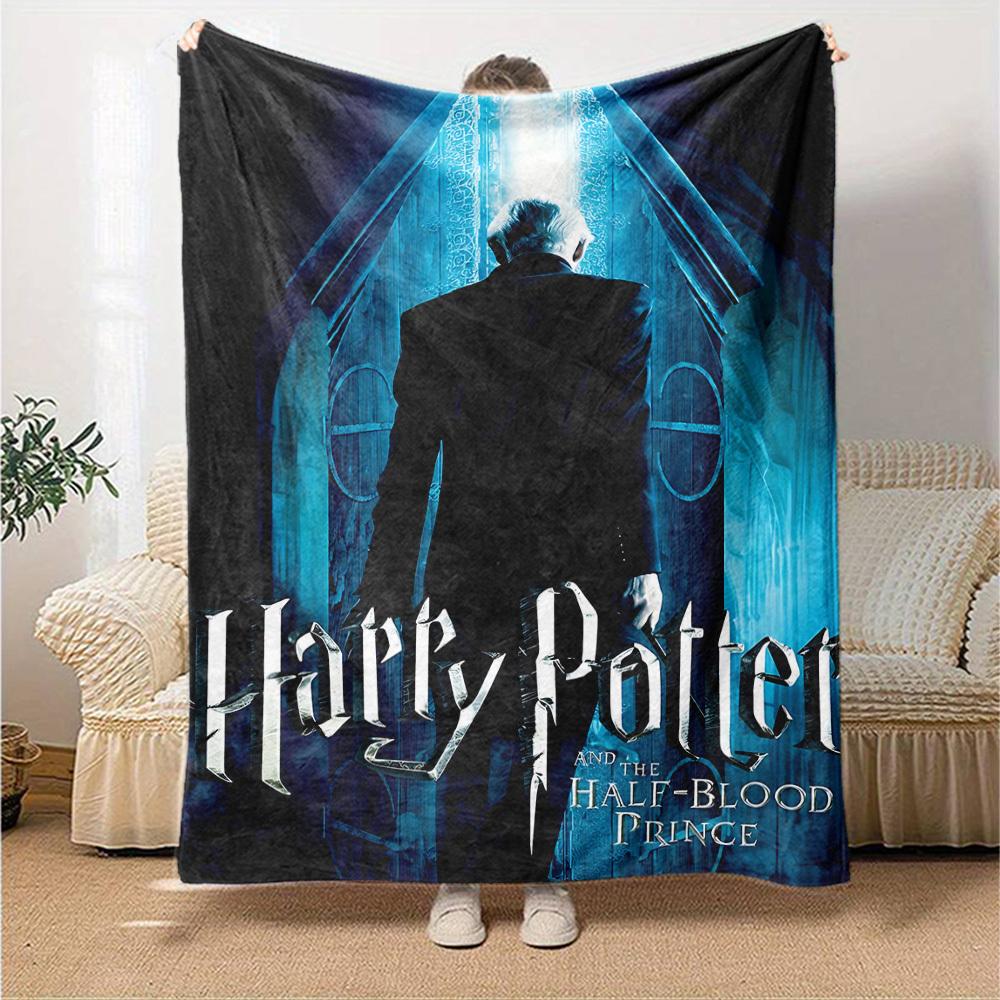 1pc Harry Potter Half-Blood Prince Flannel Blanket Soft Warm Throw for Home, Office, Travel, All-Season Cozy Bedding Gift L1417