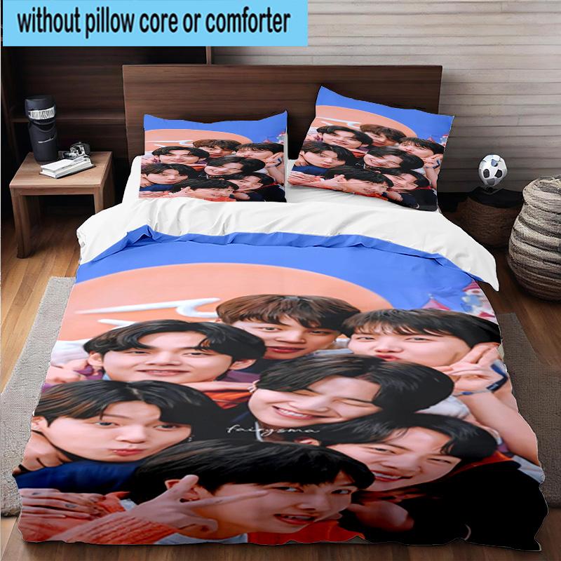 3PCS Vivid Dreams kpop 3pcs Bedding,Including 3PCS Duvet Cover And 2pcs Pillowcases Perfect for Christmas,Ideal for Bedroom, Dormitory