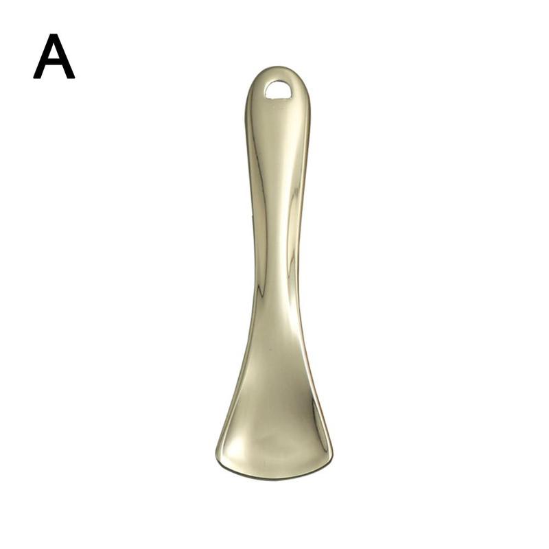 Ложка для массажа глаз, ложка для снятия усталости глаз, металлическая ложка для крема для лица, косметический массажный совок для смешивания, портативная косметическая лопаточка P7O5