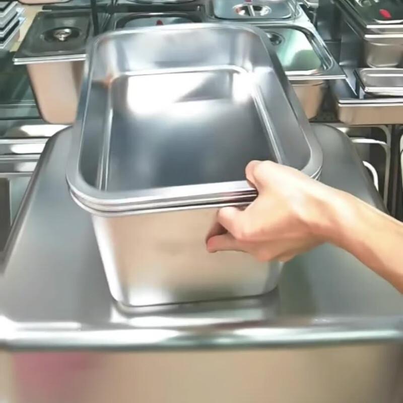 Jiyoushi Нержавеющая сталь Extra Thick Глубокий прямоугольный противень