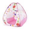 Детская разноцветная складная палатка-домик с бассейном с шариками