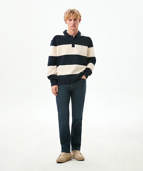 Джинсы TOMMY HILFIGER Denton Прямые Джинсовые Брюки Jasper Indigo (T12G0Npc300Mt11Bo)