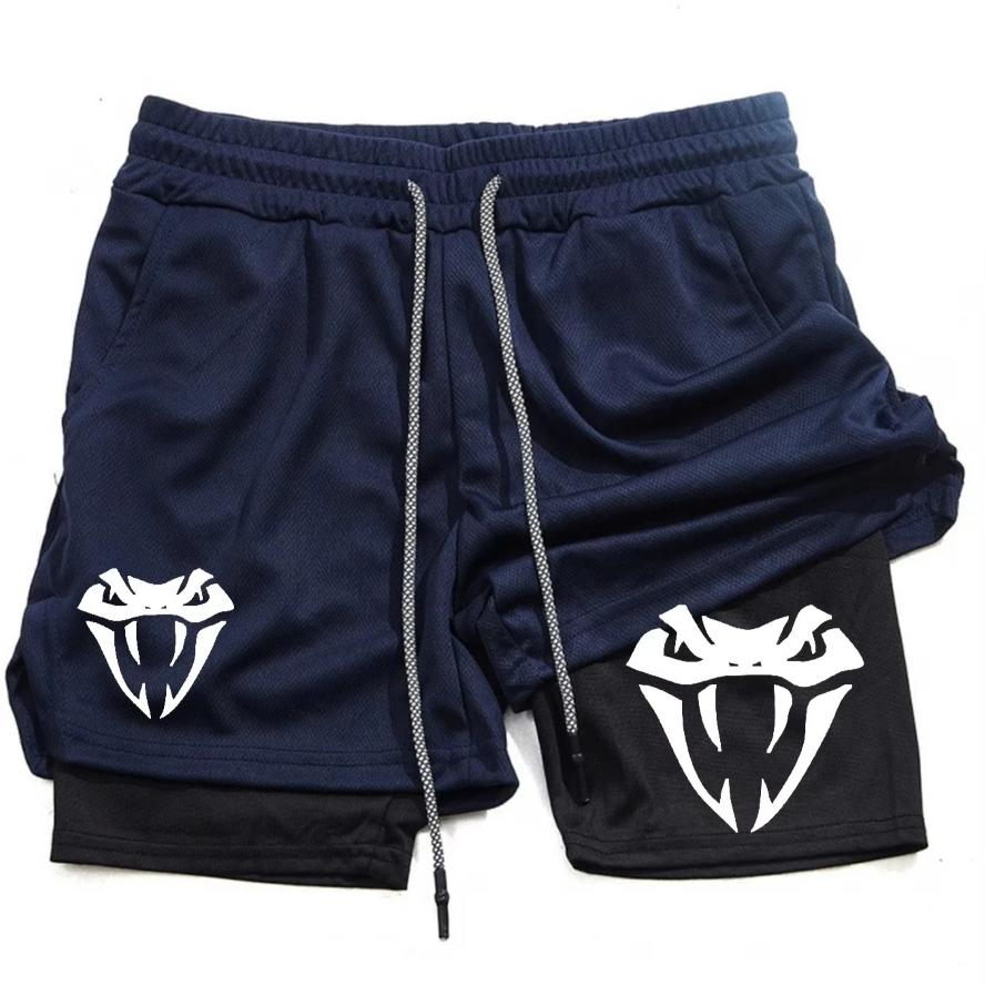 Snake Muay Thai Kick Boxing MMA Shorts Spider Men Women Unisex Double Layer Quick Dry Breathable Training Sport Gym Fitness Workout