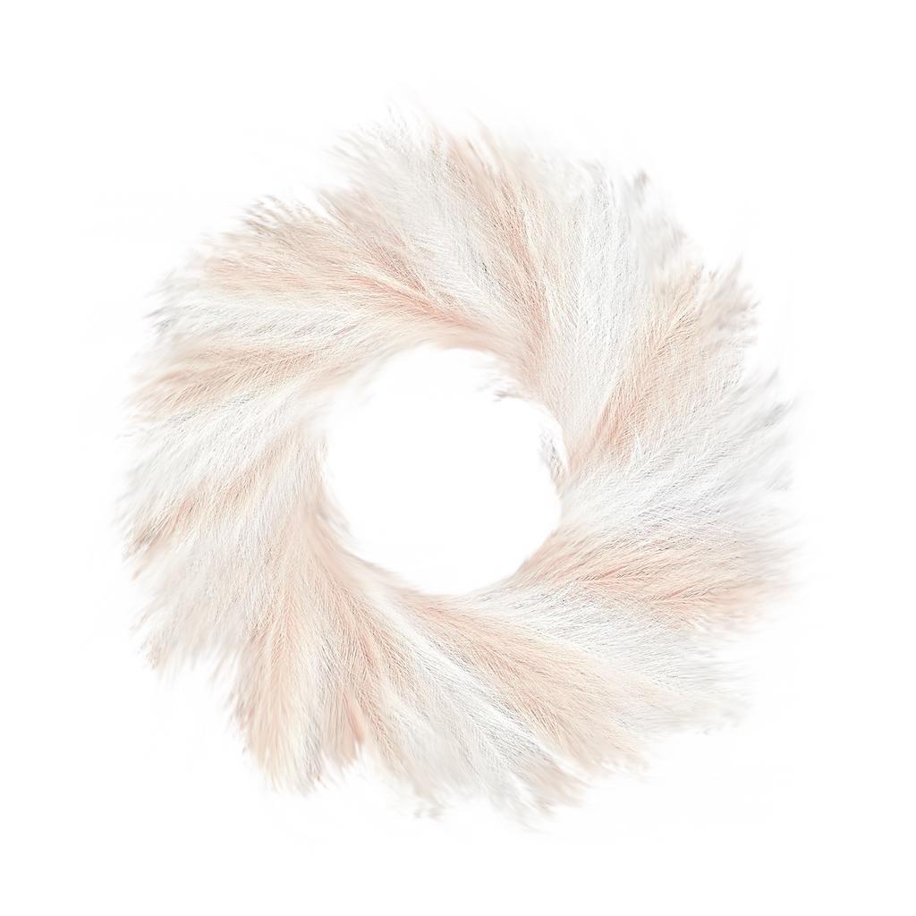 Simulation Of Frost Grass Vine Circle Bottom With Green Plants, Water Grass Vine Circle Flower Wreath, Without Battery