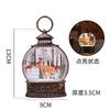 New Christmas Snow Globe Lantern Battery Operated Lighted Lantern Light for Christmas Home Decoration Santa Snowman Boy