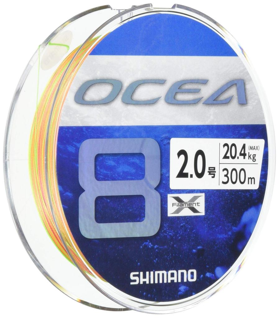 SHIMANO Line Osea 8 300m 5 Color No. 2.0 LD-A71S