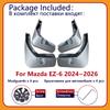 Крыло автомобиля для Mazda EZ-6 Аксессуары 6e 2025~2026 Защитные брызговики Передние подкрылки Окраска запеканием Брызговики