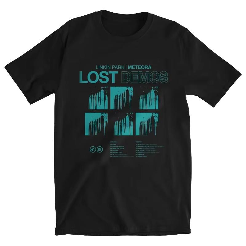 2025 Summer Fashion New Linkin Park Meteora Album Men's and Women's Same High Quality Graffiti Art American Short T-shirt