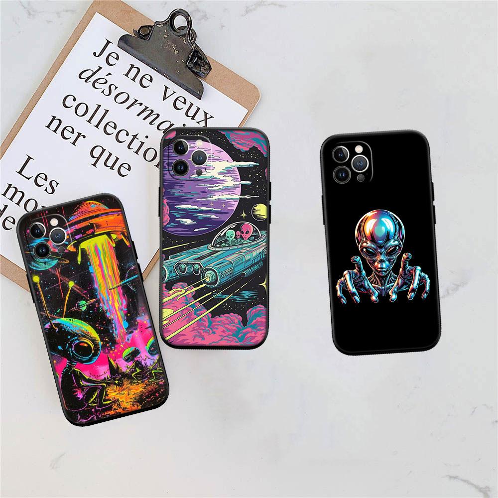 MY25 Space Astronaut Alien UFO Soft Shell Phone Case for Xiaomi Xiaomi Poco M4 M5 M6 M7 X3 X6 X7 F8 Ultra Pro GT NFC