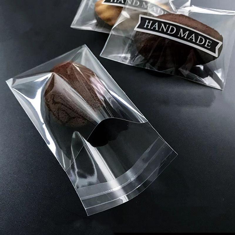 Frosted Clear Thickened Biscuit Bag Bread Bag Plastic Self-Contained Ziplock Bag