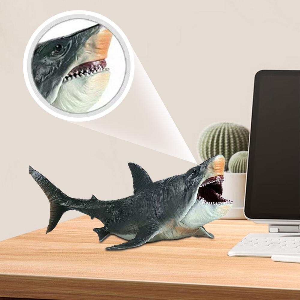 Shark Toys Shark Model Toy Animal Collectible Desktop Display Decoration For Study Bookshelf Living Room Bedroom
