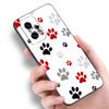 Dog Paw Best Friends Phone Case For Xiaomi POCO F2 F3 M2 M3 M4 X3 X4 Pro NFC F4 GT 5G F1 X2 C3 C31 C40 M5S Soft TPU Black Cover