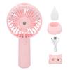 Мини Портативный Ручной Перезаряжаемый Распылитель Вентилятор Увлажнитель воздуха Держатель для мобильного телефона