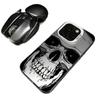 Halloween Silver IMD Phone Case for Apple 17PROMAX Halloween Air Skull Pumpkin Phone Case