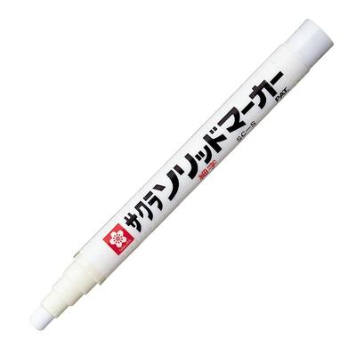Sakura Solid Fine 10 ручек масляный маркер Cray-Pas, наконечник, SC-S#50(10), Белый,