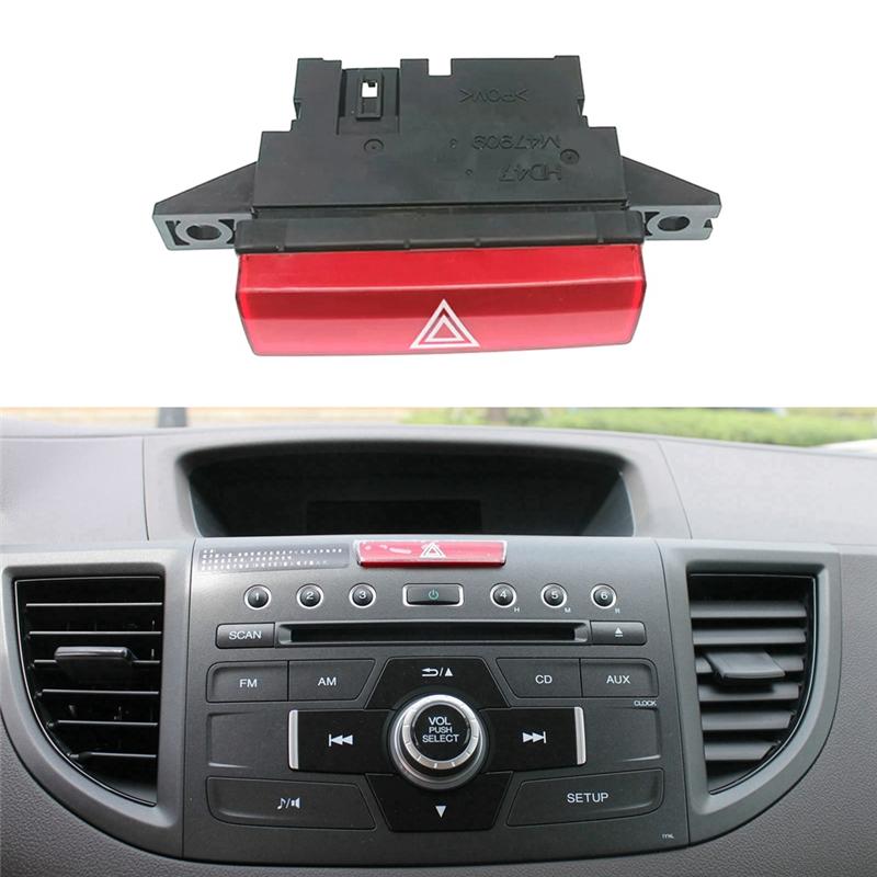 NEW-OEM 35510-T0A-J01 Car Dashboard Hazard Switch For Honda CR-V 2012-2015, Emergency Signal Button