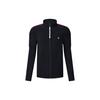 Fila Athletics Basic Stand Collar Color Block Tennis Sports Knitted Long Sleeve Jacket Men Jackets Dark-Blue A11M243503F-NV