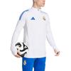 adidas Реал Мадрид Tiro 25 Aeroready Стойка Воротник Модный Мягкий Пуловер Толстовка с Длинным Рукавом Мужская толстовка JP4027