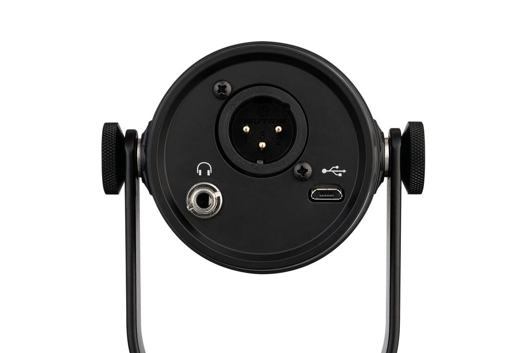 Shure MV7 USB Podcast Microphone for Live Streaming Headphone All Metal Dynamic TeamSpeak Certified Black Podcasting, Recording, & Gaming, Built-In