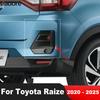 Накладка на крышку заднего противотуманного фонаря Для Toyota Raize 2024 2025 Хромированная полоска-бровь для заднего противотуманного фонаря Автомобильные аксессуары
