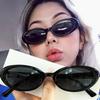 1/2 шт. Маленькие овальные солнцезащитные очки для женщин Новая мода Винтажные леопардовые коричневые солнцезащитные очки Девочки Уличные UV400 Защита от УФ Очки