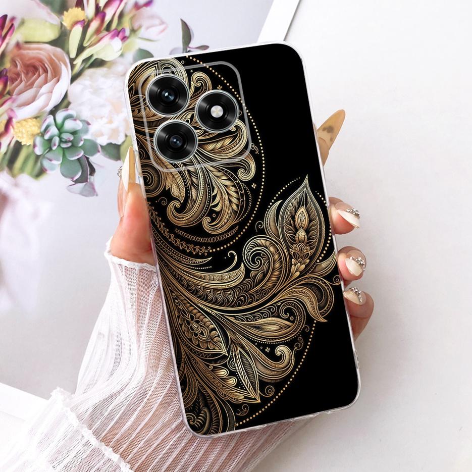 For Honor X5C Plus Case NLA-LX1 Luxury Butterfly Painted Cover Clear Silicone Case For Honor X5C X 5C HonorX5C Plus 4G Soft Bags