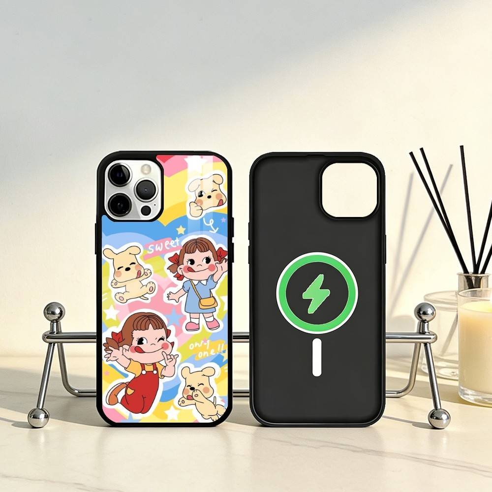 F-Fujiya-Milkys-Peko-C-Chan Phone Case For iPhone17,16,15,14,13,12,11 Plus,Pro Max Magnetic For Magsafe Wireless Charging