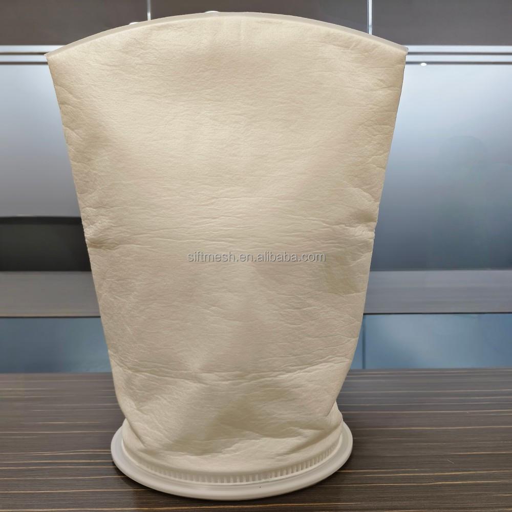 High Density Polypropylene 5 Micron Polyester Filter Bag for Industrial Ventilation Air Dust Particle Filtration Purification