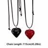 Korean Style Rope Chain Necklace Charms Sweater Chain Cute Love Pendant Necklace  Female